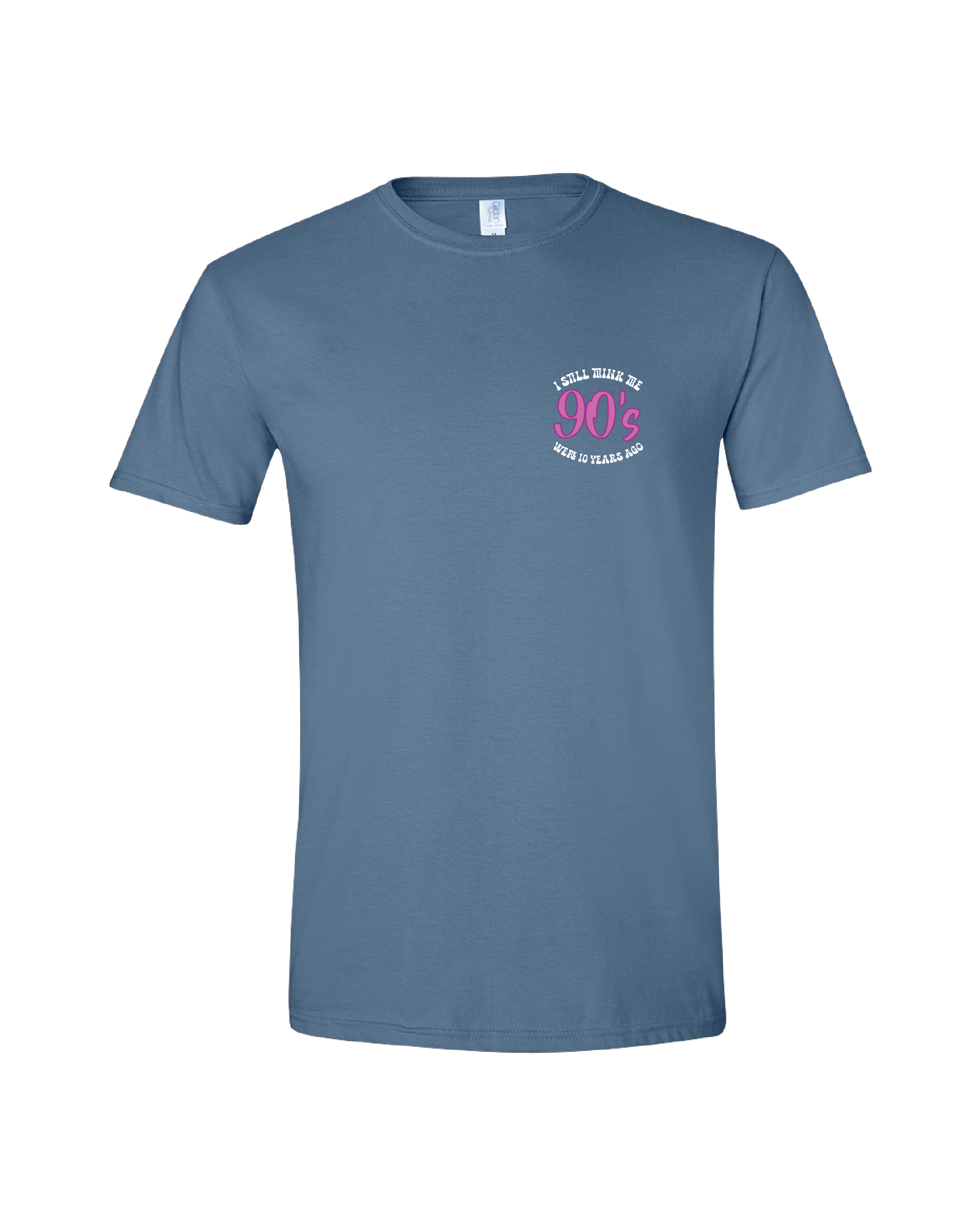 Indigo Blue 90's Front T-Shirt