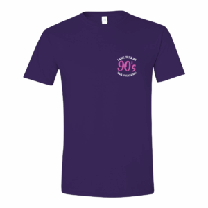 Purple 90's Front T-Shirt