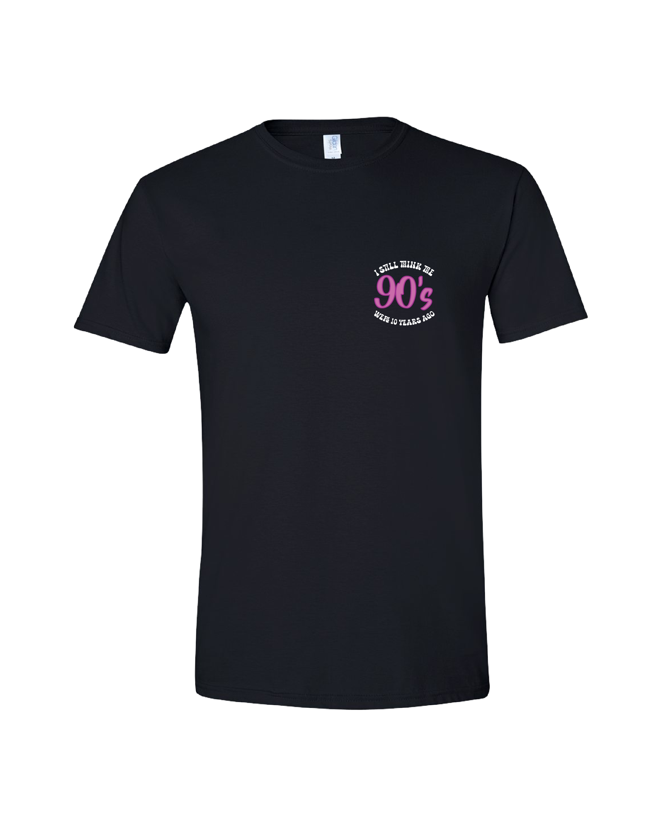 Black 90's Front T-Shirt