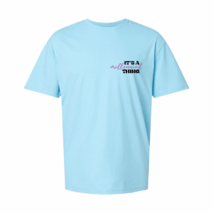 Sky Millennial Front T-Shirt