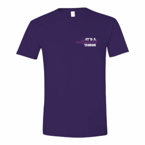 Purple Millennial Front T-Shirt